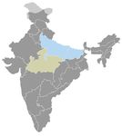 Inde • |-0075/-0030| • dynastie Kanva: carte